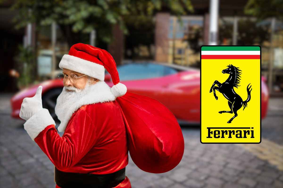 Babbo Natale in Ferrari, l'iniziativa è lodevole: in tanti per il tour