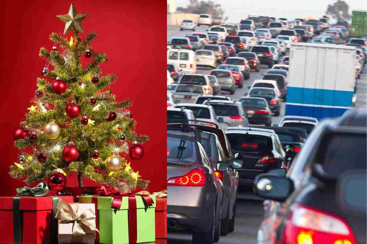 Traffico di Natale, i numeri sono incredibili: esodo totale in Italia