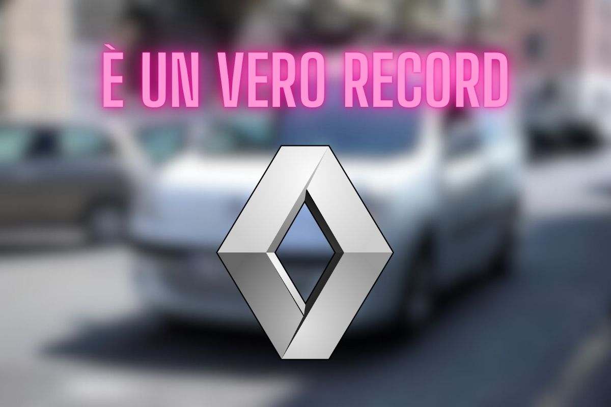 Renault da record: il risultato è impressionante, non c'era mai riuscito nessuno